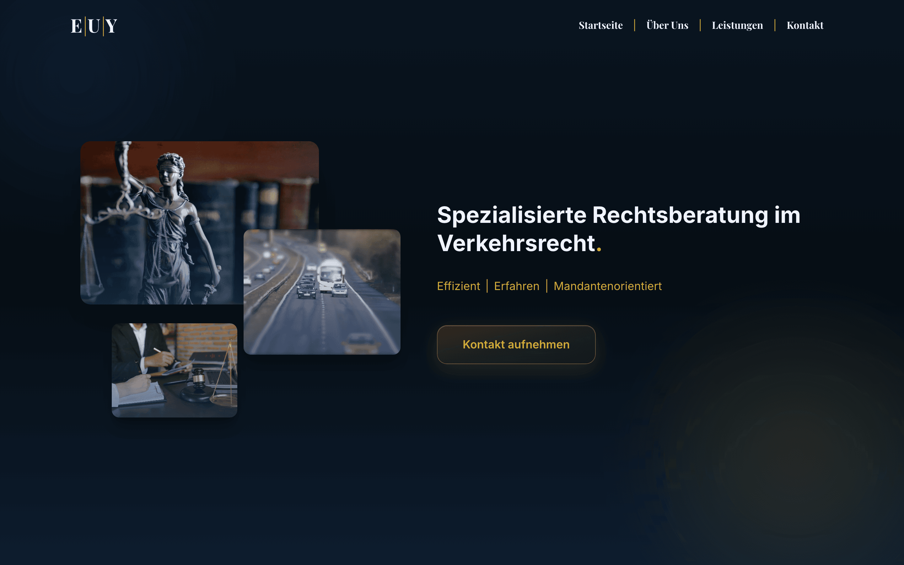 Screenshot der Website kanzlei-euy.de
